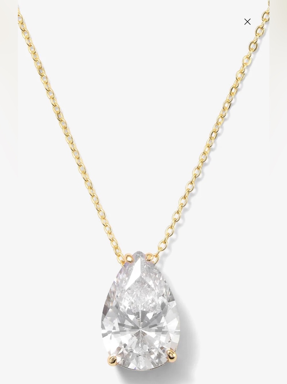 Melinda Maria "Are you Jealous" Necklace
Gold|White Diamondettes